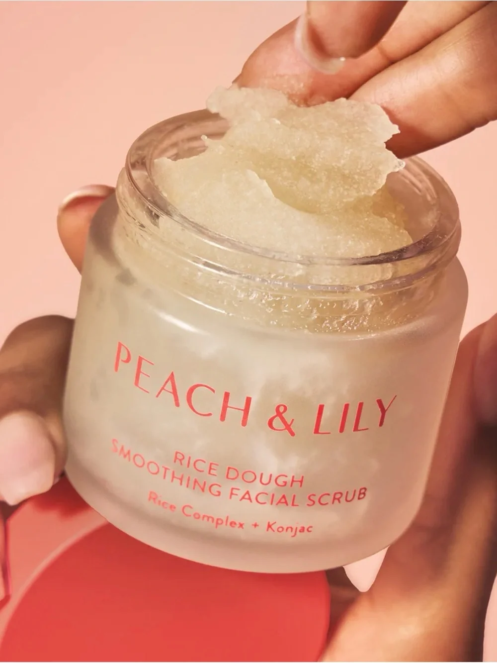 New PEACH & LILY Rice Dough Smoothing Facial Scrub